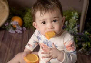 Healthy Family Meals in Less Time. Cake smash alternative orange fruit smash