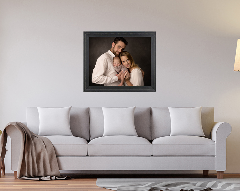 Framed fine art family